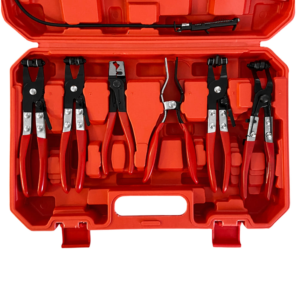 Набор съемников для снятия и установки хомутов патрубков и шлангов (9 предметов) Хорекс Авто HZ 29.1.005SK