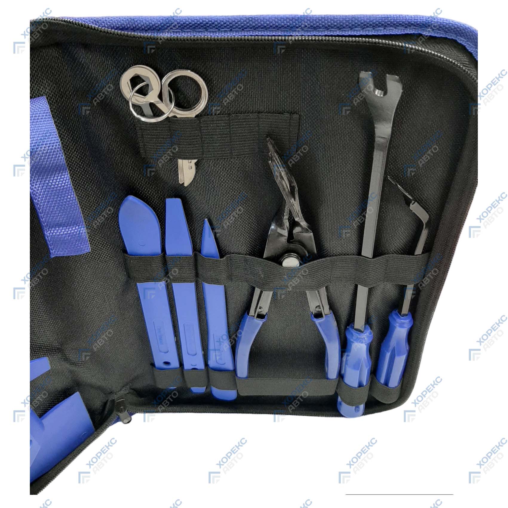 Набор для снятия внутренней обшивки автомобиля (19 предметов) Хорекс Авто HZ 25.1.183S