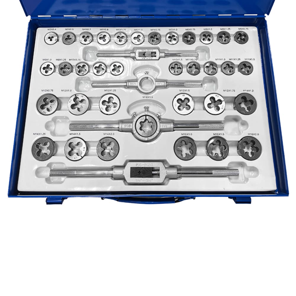 Набор приспособлений для восстановления наружных и внутренних резьб (110 предметов) Хорекс Авто HZ 31.1.006S