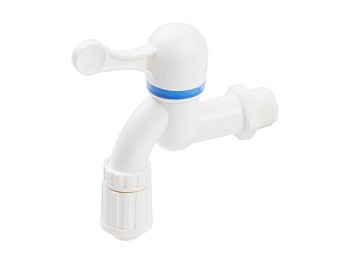 Кран пластиковый водоразборный (для шланга) 1/2" нар., AV Engineering