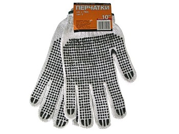 Перчатки х/б с ПВХ тип2 размер №10 STARTUL (ST7157-10)