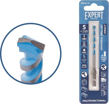 Сверло универсальное  5x100 мм MultiFunctional EXPERT STARTUL