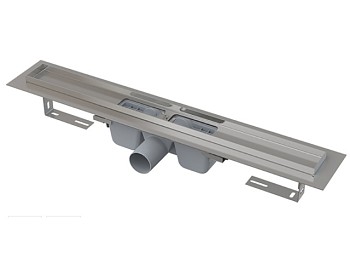 Водоотводящий желоб с порогами для перфорированной решетки APZ1-850, Alcaplast