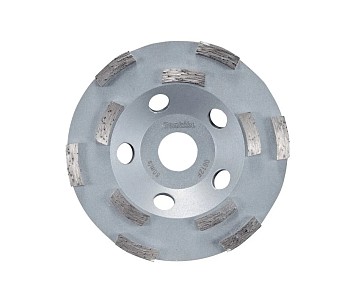 Алмазная чашка 125х22,23 мм для грубой обработки двурядная"Эконом" MAKITA
