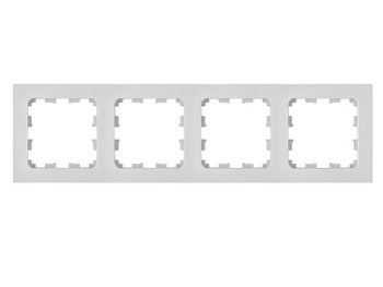 Рамка 4-местная белая, Astrum, BYLECTRICA