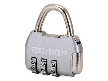 Замок навесной  ВС1К-35/4 (HA806) CP серебро кодовый d=4мм АЛЛЮР