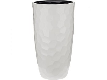 Кашпо МОЗАИКА D340мм H630мм со вставкой (кремовый) IDEA