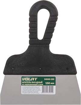 Шпатель фасад. нерж. с пласт. ручкой 150мм ВОЛАТ
