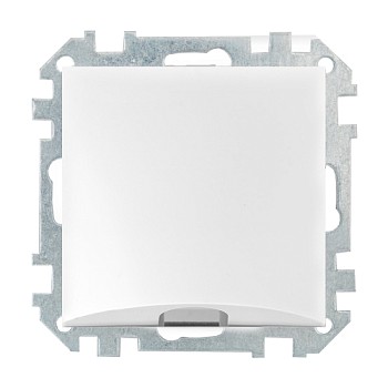 Розетка для вывода кабеля (скрытая) белая, Стиль, Bylectrica