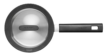 Кастрюля стальная с крышкой 1,8л/18см Hard Face FISKARS