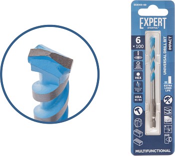 Сверло универсальное  6x100 мм MultiFunctional EXPERT STARTUL