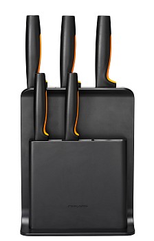 Набор ножей 5 шт пластиковый блок FF Fiskars