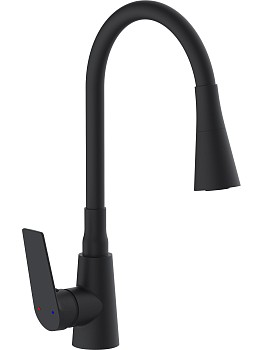 Смеситель для кухни D35-A черный, серия 800 ECONOCE
