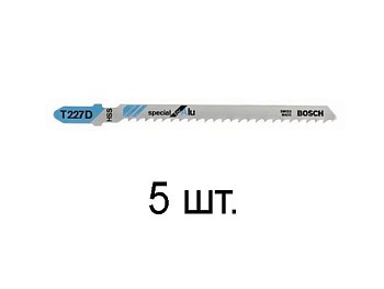Пилка лобз. по алюминию T227D (5 шт.) BOSCH