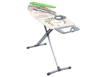 Доска гладильная НИКА 10+ тефлон (металл 1220 х 400), с подрук,подставка п/утюг, удлинит, NIKA