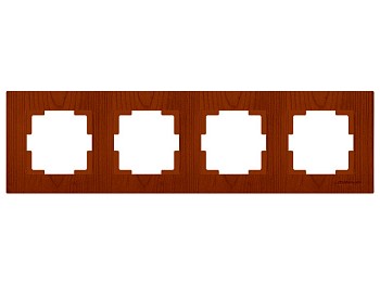 Рамка 4-ая горизонтальная вишня, RITA, MUTLUSAN