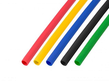 Набор термоусаживаемых трубок 6,0 / 3,0 мм, пять цветов (50 шт. по 1 м) Юпитер