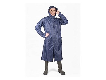 Плащ-дождевик ПВХ "Тайфун"  р.60-62 рост 182-188 синий