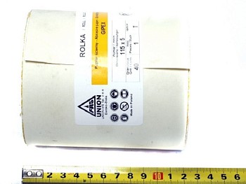 Шлифшкурка  на бум.осн. Р 40 (рулон 115мм х 5м) (Р)