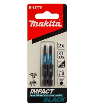 Насадка T15 50 мм Impact Black (2 шт) MAKITA B-63775