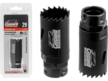 Коронка биметаллическая  d29 мм PROGRESSOR GEPARD