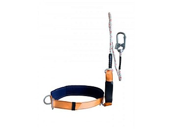 Удерживающий пояс УП-1+Строп В (канат)+а (амортизатор) (р-р XL)