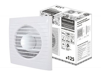 Вентилятор бытовой настенный 125 Народный, TDM