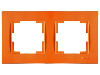 Рамка 2-ая горизонтальная оранжевая, RITA, MUTLUSAN
