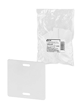 Бирка кабельная "У-134" (Квадрат), белая (100 шт/уп.) TDM