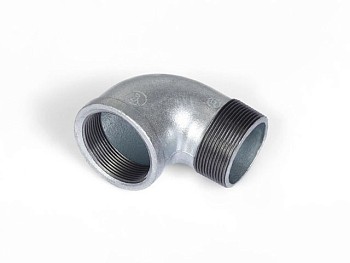 Колено 1" вн.-нар. чугун оцинк., AV Engineering