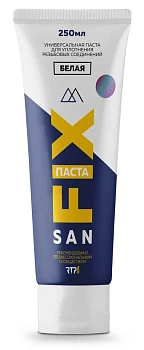 Паста уплотнительная, универсальная, 250 мл., в тубе, белая, SANFIX