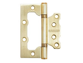 Петля накладная 100х75 2BB SBP 2,5мм мат.латунь (2 шт) АЛЛЮР