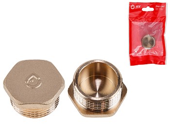Заглушка 3/4" нар., AV Engineering (инд. упак.)