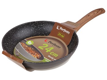 Сковорода ф 24х5.0 см, алюм., антиприг. покр., серия Hardy, PERFECTO LINEA
