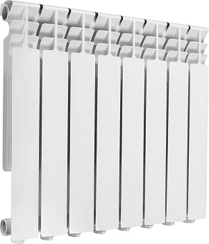 Радиатор биметаллический 500/80, 8 секций, серия Гродно, AV Engineering