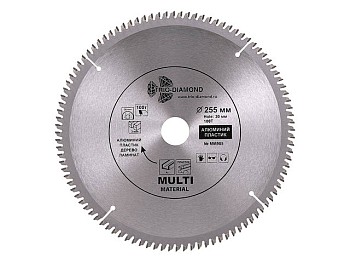 Диск пильный 255х30 мм 100 зуб. универсальный  Multi Material