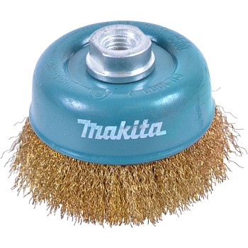 Щетка д/шлиф. маш. чашечная проволочная 90 мм, М14х2 MAKITA