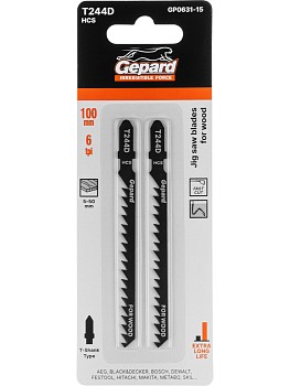 Пилка лобз. по дереву T244D (2 шт.) GEPARD