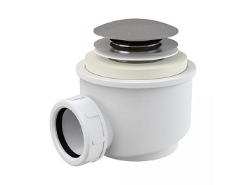 Сифон для душевого поддона CLICK/CLACK, металл, Alcaplast