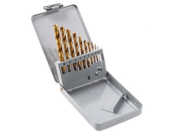 Набор сверл по мет. 10шт (1-10мм) НС-11И Р6М5 (АО "ТП Томский инструмент")