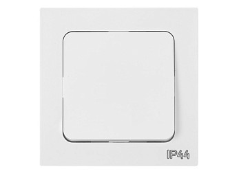 Выключатель 1 клав. (cкрытый, 10А) белый, Astrum, BYLECTRICA