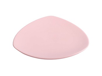 Тарелка десертная керамическая, 220 мм, треугольная, серия Трабзон, розовая, PERFECTO LINEA