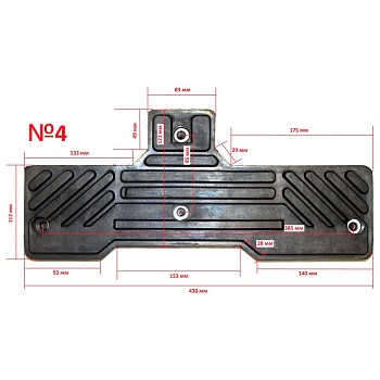 Накладка резиновая на отжим колеса Хорекс Авто C44