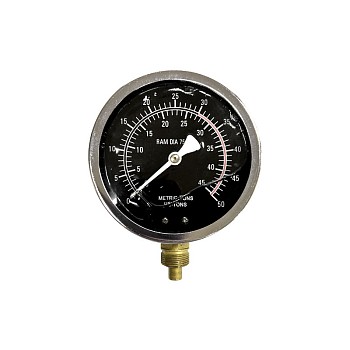 Манометр для гидравлического пресса 30 тонн Гамматест