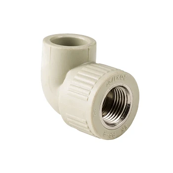Колено ПП комб. вн. 25х3/4", сер. РТП