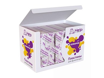 Пластины от комаров без запаха, для всей семьи, 10 шт., HELP