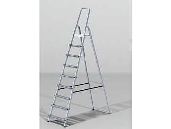 Лестница-стремянка алюм. 195 см 9 ступ. 7,4 кг PRO STARTUL (ST9940-09)