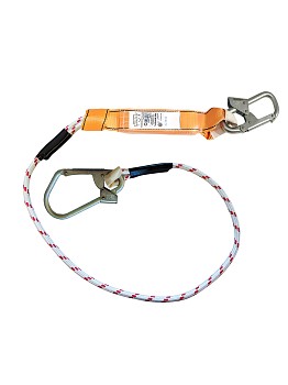 Строп аВ+К25 (веревка 1,8 м с амортизатором, вариант 2)