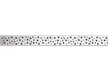 Решетка для водоотводящего желоба, нержавеющая сталь-глянец, BUBLE-950L, Alcaplast