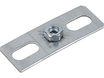 Пластина с гайкой М8